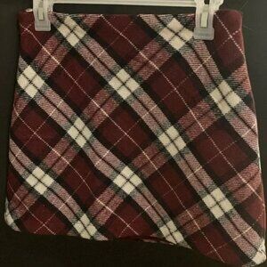 Forever 21 Black and Red Plaid Mini Skirt